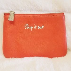 Rebecca Minkoff Red Leather Cory Pouch/Coi…